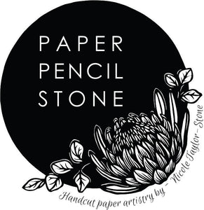 Paper Pencil Stone
